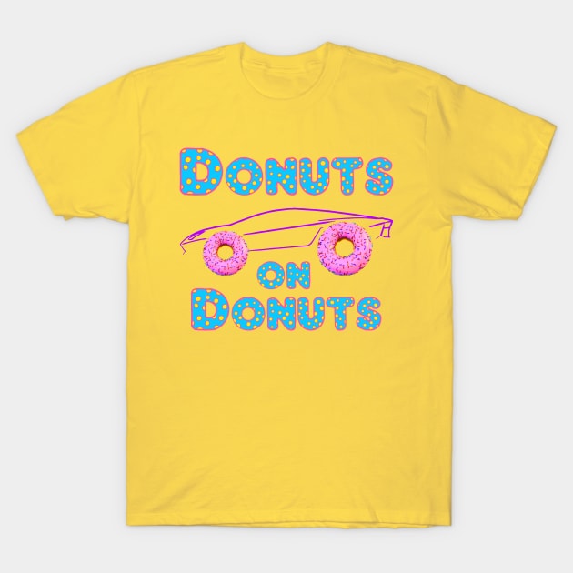 Donuts on Donuts T-Shirt by FurryBallBunny